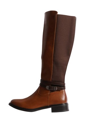 Super Mode, BOTTES À ZIP SUPER MODE MARQUIZ - Bottes de cowboy / motard - camel