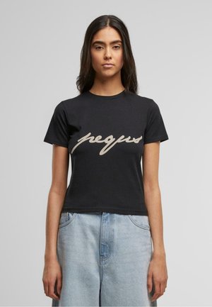 T-shirts med print - black