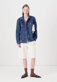 Marimekko MURROS UNIKO - Farkkutakki - worn indigo