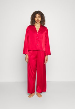 WIDE LEG - Pyjama set - red