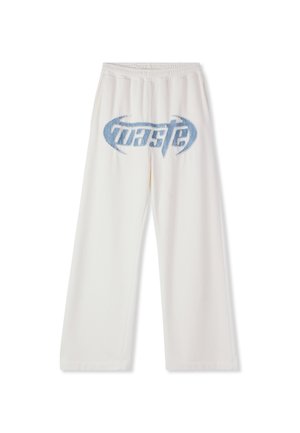 GINNICO LUNGO STAMPE - Pantaloni - bianco lana