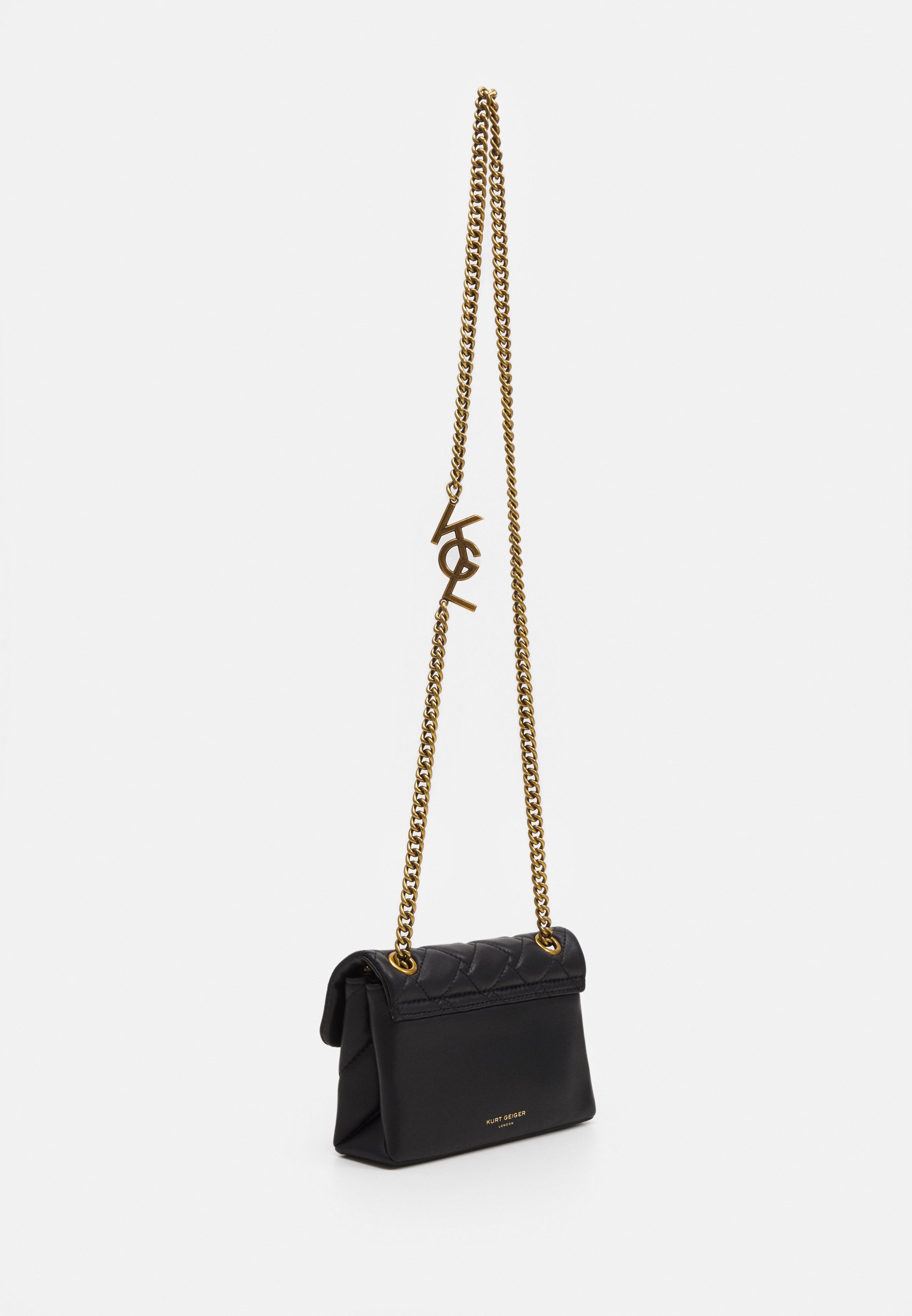 Kurt Geiger London MINI KENSINGTON CHAIN BAG Skulderveske Kurt Geiger London MINI KENSINGTON Skulderveske black