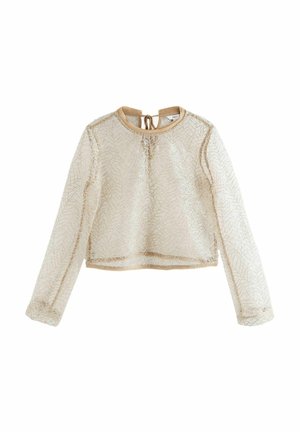 Blouse - gold-coloured