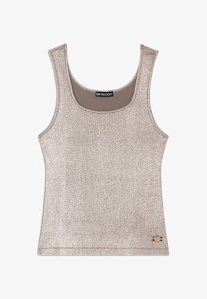 Freddy IN COATED CON SCOLLO AMPIO - Top - peach whip