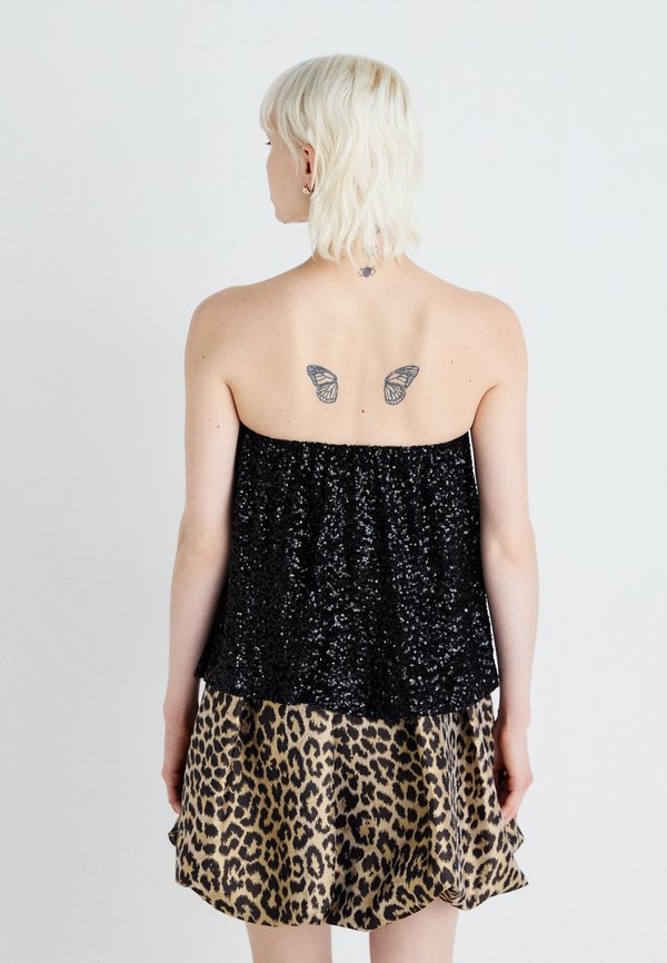 STRAPLESS SEQUIN  - Top3