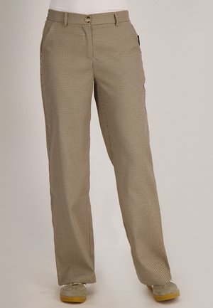 STRAIGHT FIT - Broek - beige