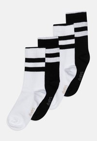 Ewers - STRIPES 4 PACK - Nogavice - black/white Miniaturna slika 1