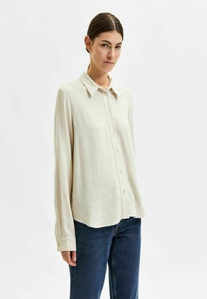 SLFVIVA - Button-down blouse - sandshell