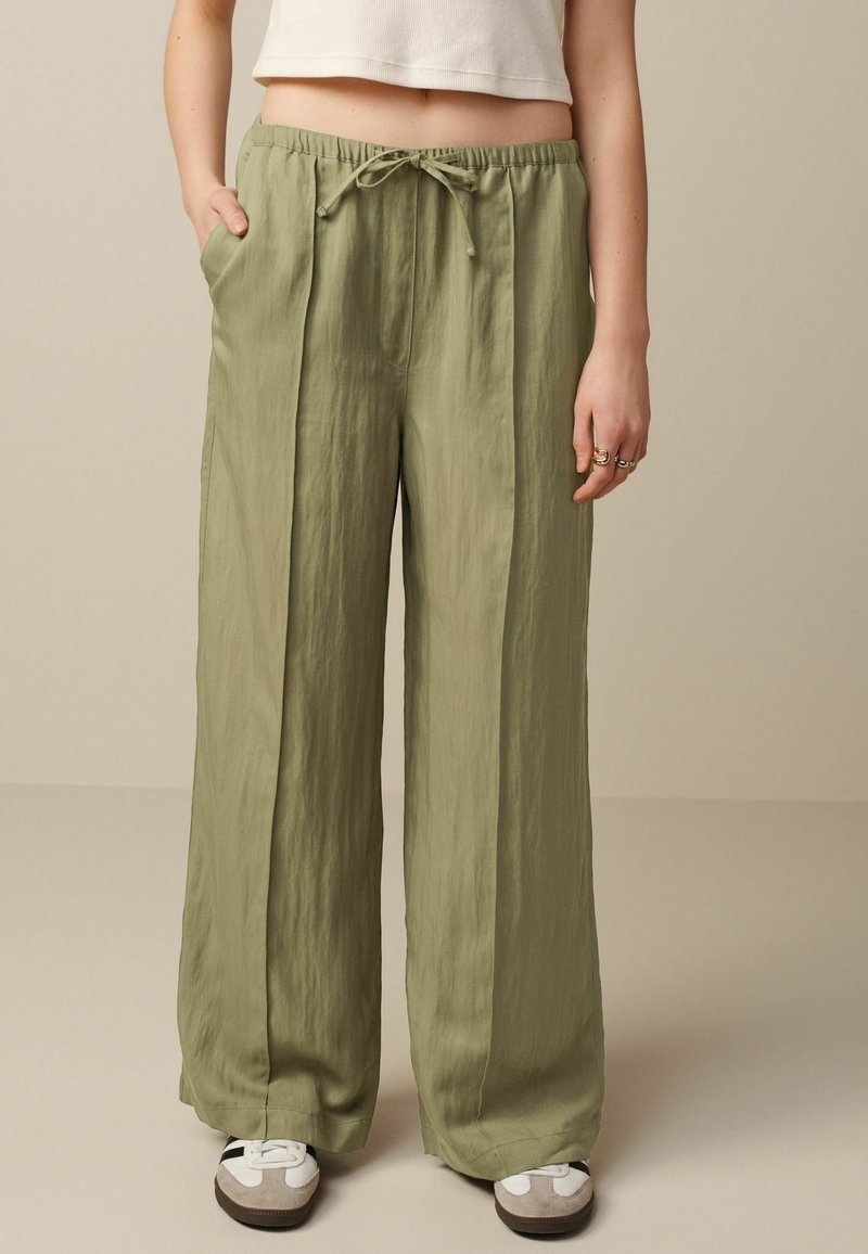 Next DRAWSTRING TALL - Nadrágok - khaki green