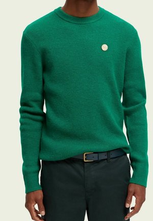 Striktrøje - green