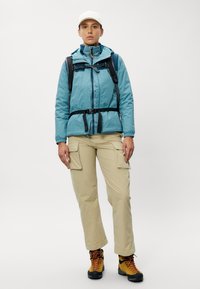 The North Face ANTORA JACKET - Hardshell-jakke - algae blue/midnight petrol
