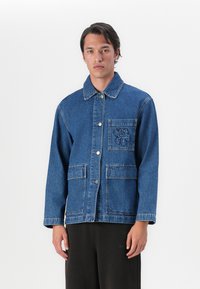 Marimekko POWERI UNISEX  - Giacca di jeans - worn indigo