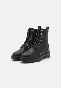 Anna Field Wide Fit Botines con cordones - black