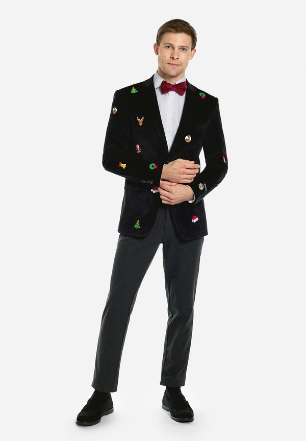 DINNER JACKET CHRISTMAS ICONS BLACK - Blazer jacket3