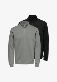 Niet geselecteerd, schwarz grau