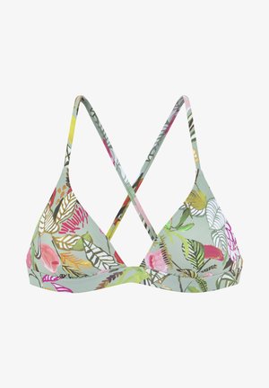s.Oliver BIKINI-TOP - Bikini-Top - oliv-bedruckt