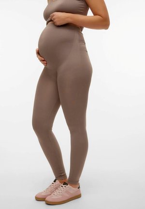 MAMALICIOUS MLTIA JEANNE  - Leggings - Trousers - hellgrau