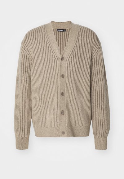 J.LINDEBERG TWIN PLATED CARDIGAN - Gilet - tiger brown