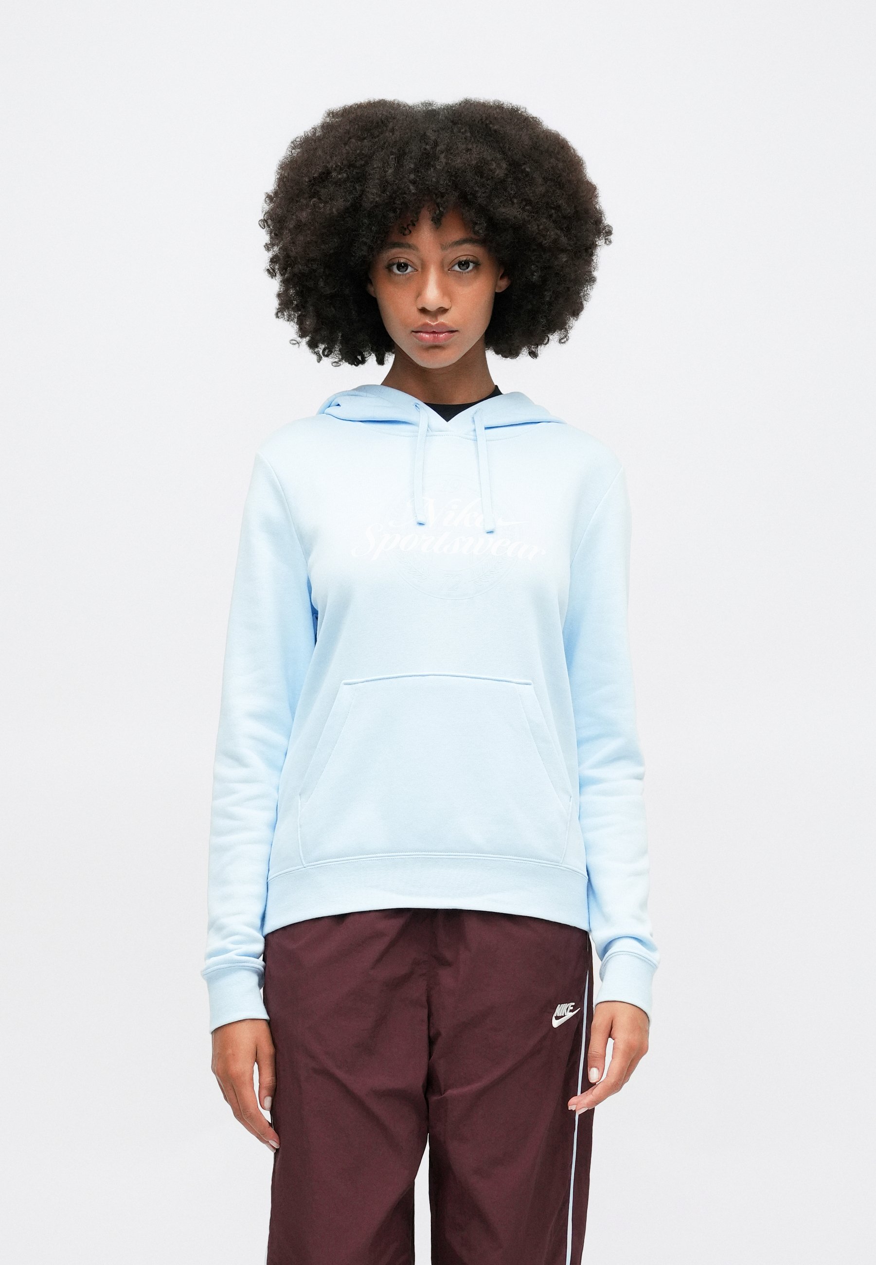 celestine blue nike hoodie