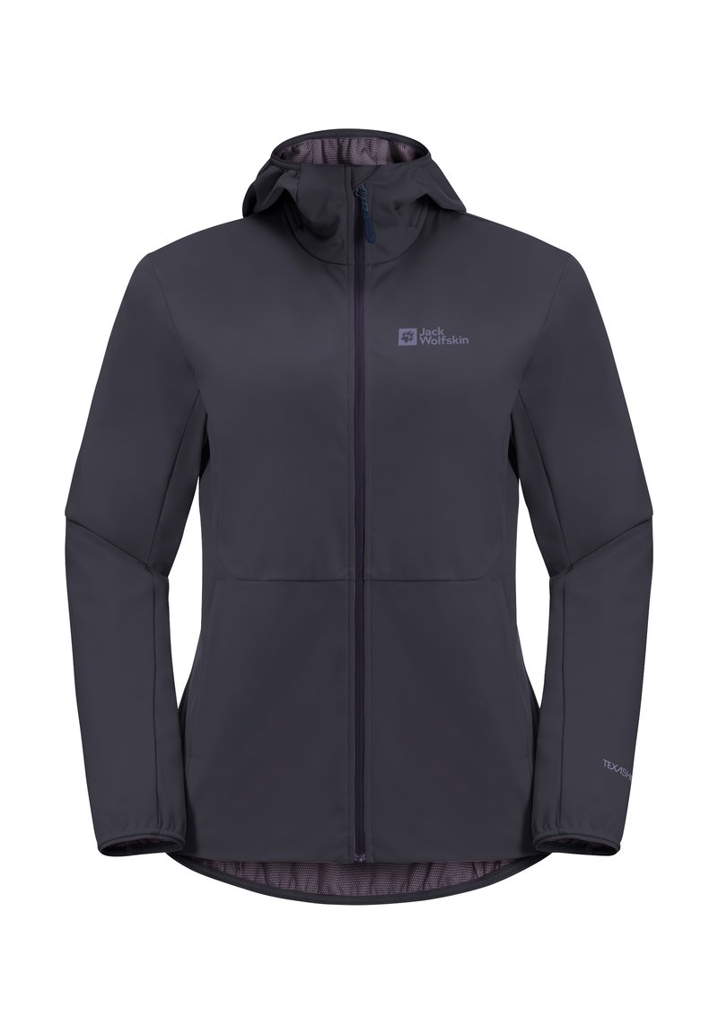 Jack Wolfskin Regenjas grijs