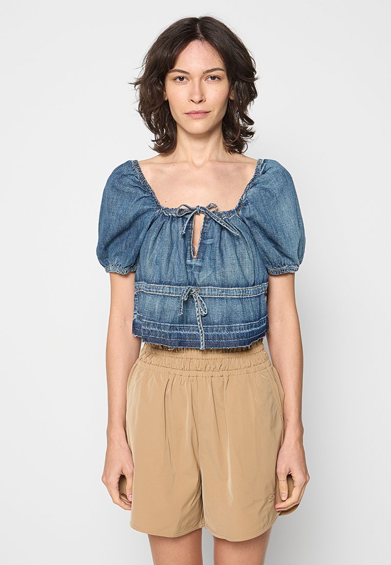 Ganni Blouse meerkleurig