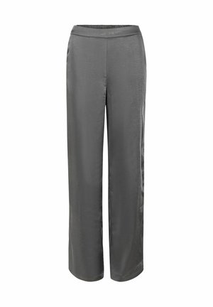 Coster Copenhagen, SKYLER SATIN PANTS - Панталони - dark grey -