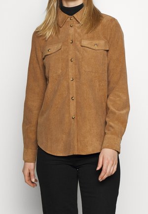 Overhemdblouse - dark brown