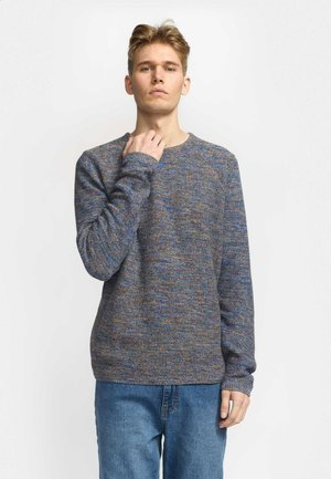 Strickpullover - blue-mix
