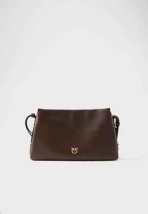 Torba čez telo - marrone castano/antique gold-coloured