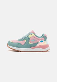 KangaROOS - KD-RACER UNISEX - Sneaker low - pink/green/white Thumbnail-Bild 1