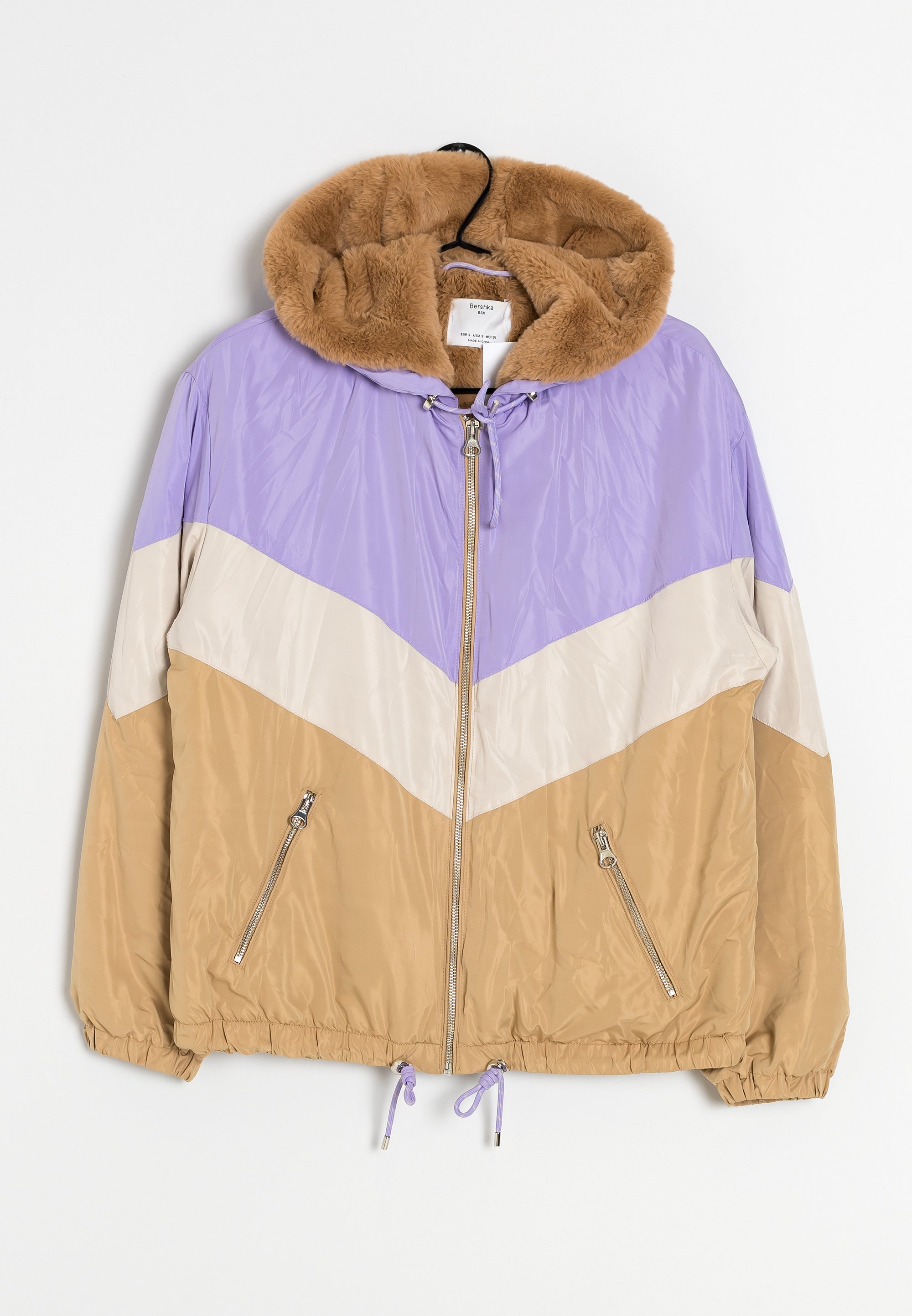 Bershka Winter jacket multi-colored/multi-coloured (Pre-owned