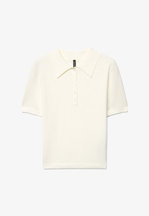 Calliope, T-SHIRT TINTA UNITA - Polo - bianco lana
