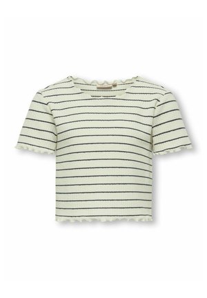 ONLY GIRLS, T-shirt imprimé - antique white