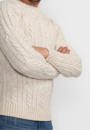 Strickpullover - beige