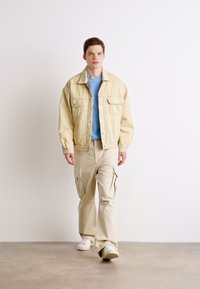 Tommy Jeans AIDEN BAGGY - Cargo trousers - beige