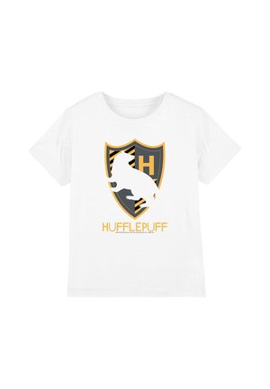 Cotton Soul, HARRY POTTER HUFFLEPUFF SILHOUETTE CREST UNISEX - Print T-shirt - white