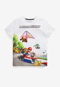 Next - MARIO - T-shirt print - white Miniatuurafbeelding 1