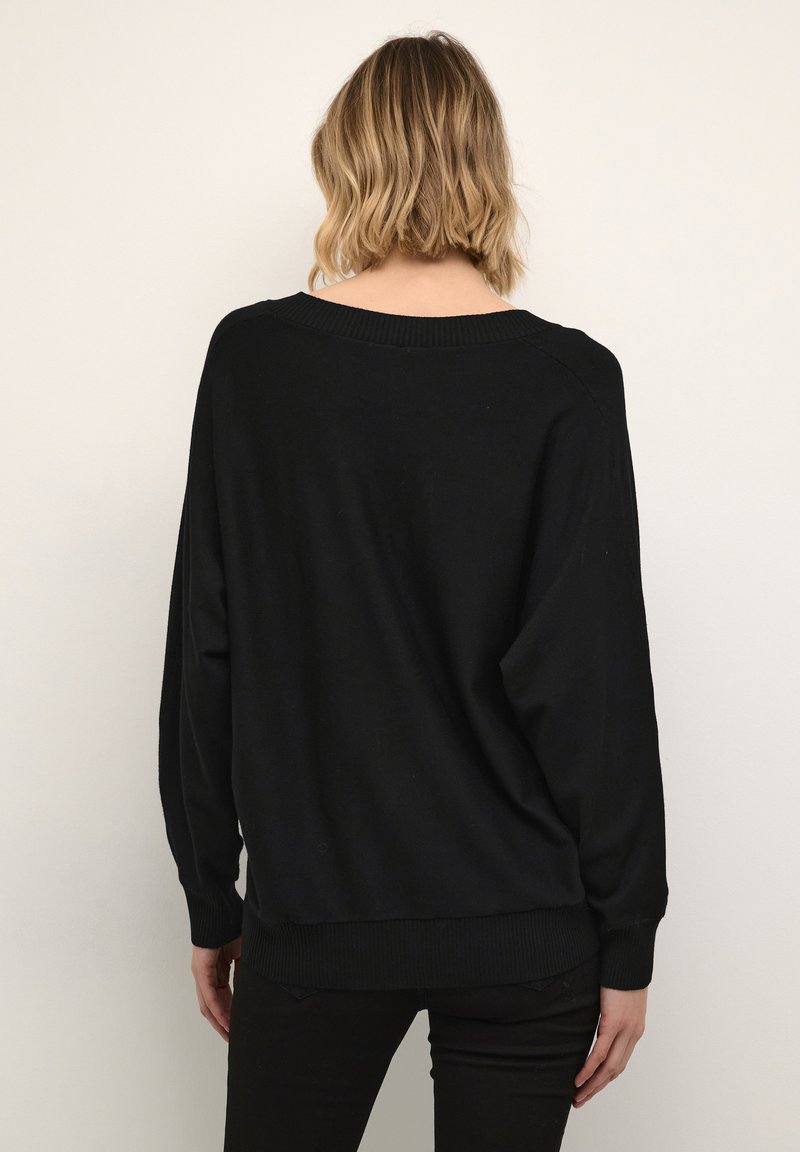 Culture CUANNEMARIE V-NECK - Pullover - black/noir - ZALANDO.FR