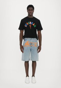 Icecream RUNNING DOG - Denimshorts - heavy wash blue