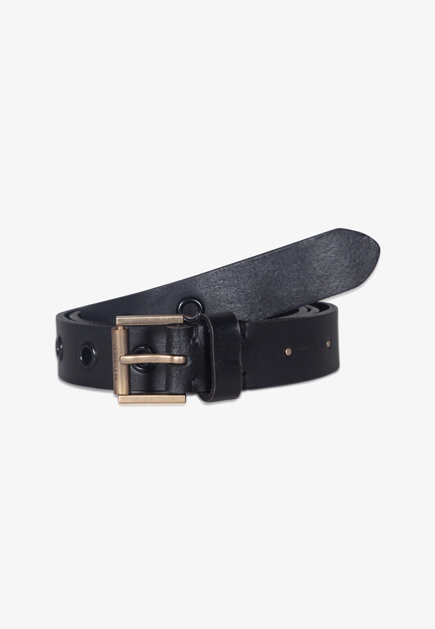 AllSaints 25MM MULTI EYELET Ceinture oxford/doré