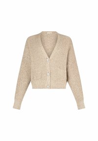 Strickjacke - beige