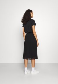 DKNY FOUNDATION PULL ON PLEATED - A-line skjørt - black