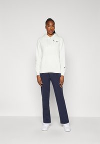 Champion ICONS HOODIE CONTRAST LOGO SMALL - Kapucni - white/multi-coloured
