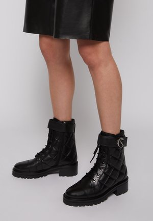 Bottines à plateau - black