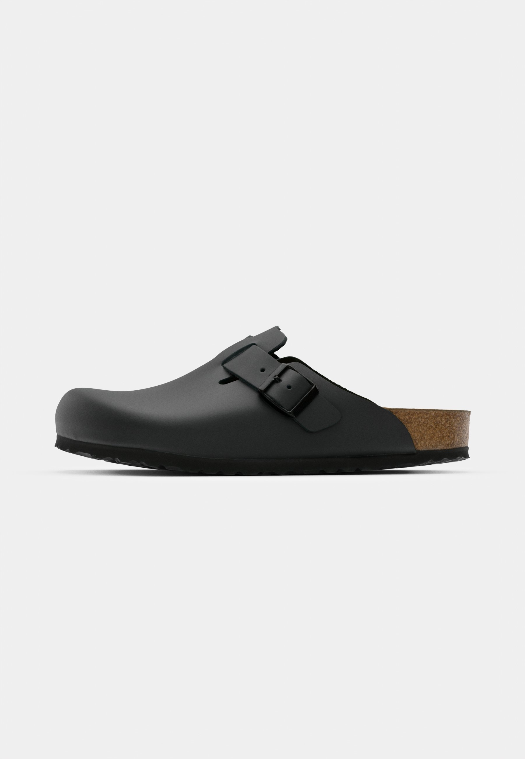 Birkenstock BOSTON REGULAR UNISEX - Slippers - black