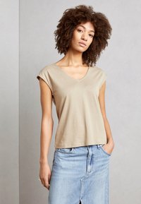 Anna Field - Basic T-shirt - beige Thumbnail Image 1