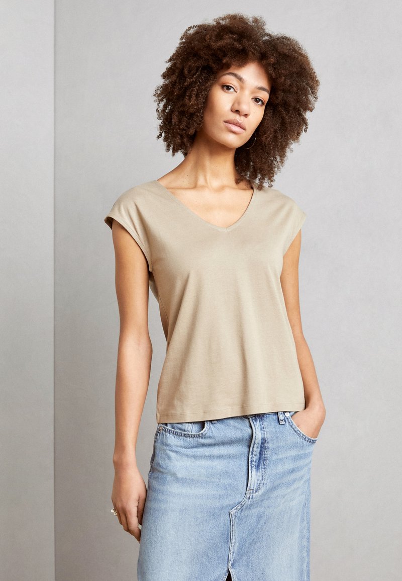 Anna Field - Basic T-shirt - beige, Enlarge