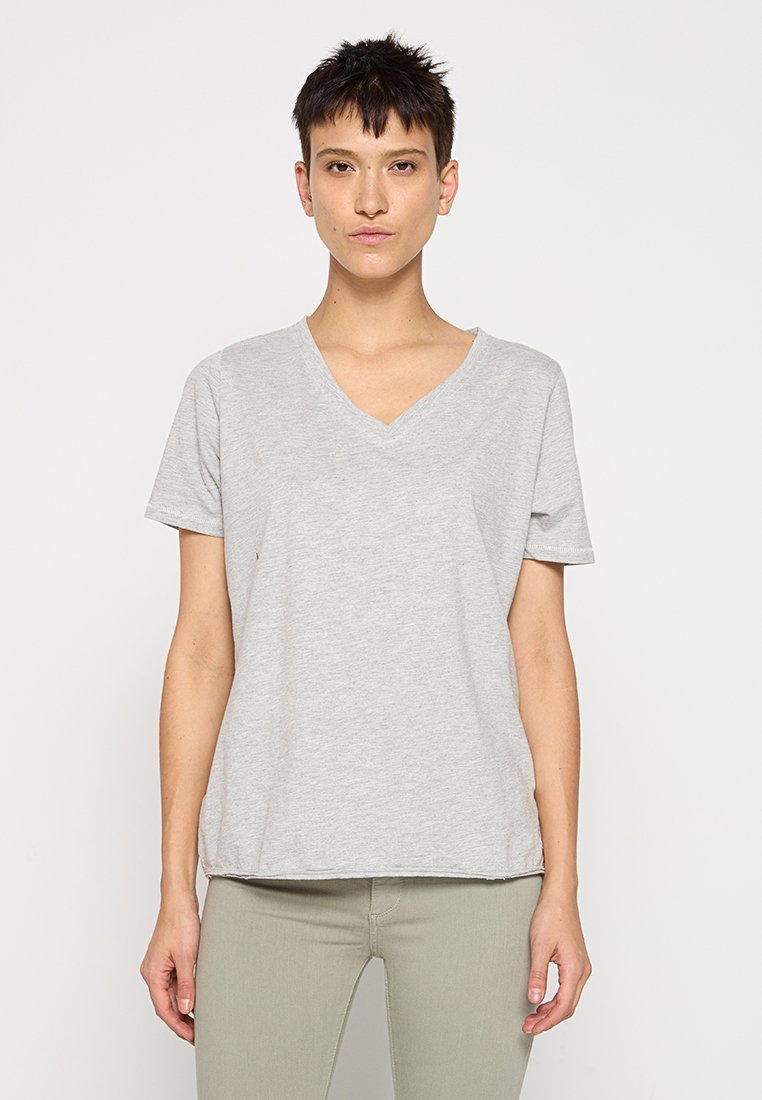 ag jeans T-shirt basic grijs ag jeans T-shirt basic grijs