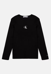 Calvin Klein Jeans - LOGO - Topper langermet - black Miniatyrbilde 1