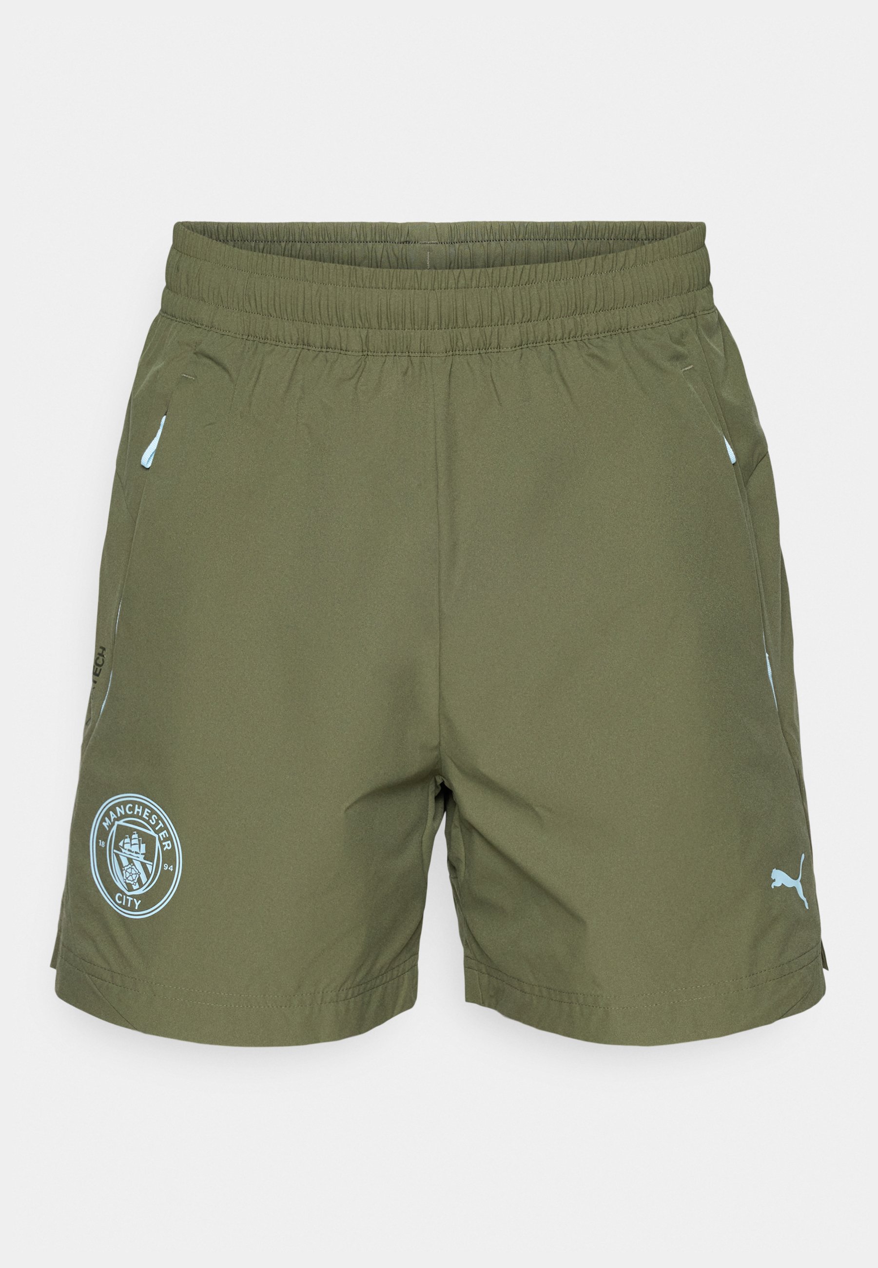 Puma MCFC PUMATECH RELAXED SHORTS - Klubové oblečení - green moss/malachite